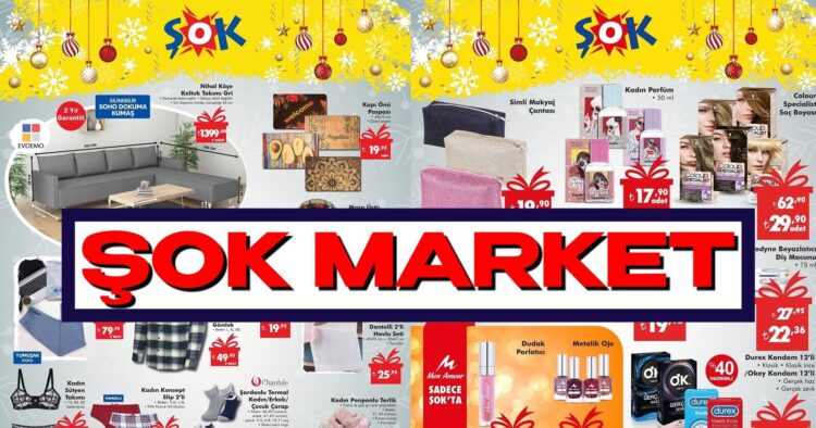 ŞOK Market 29 Aralık- 5 Ocak Büyük İndirimi Geliyor! ŞOK Ürünlerinde Fiyatlar Var