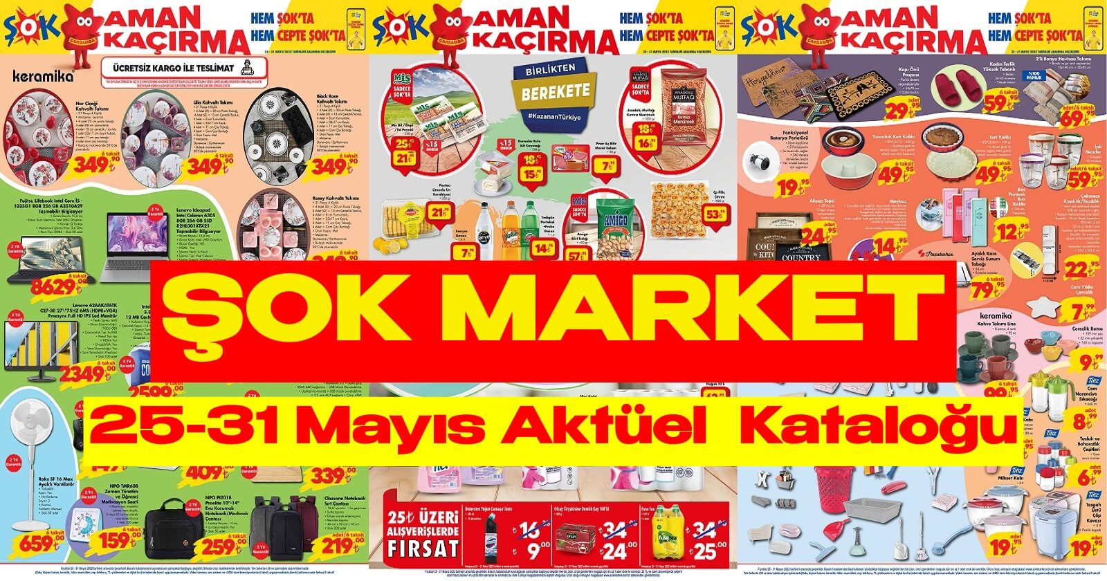 ŞOK Market 25 Mayıs’tan İtibaren Geçerli İndirim Kataloğu Belli Oldu