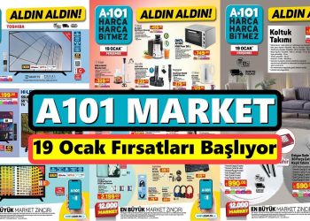 A101 Market 19 Ocak Aktüel Kataloğu, Rakiplerini Çıldırtacak!