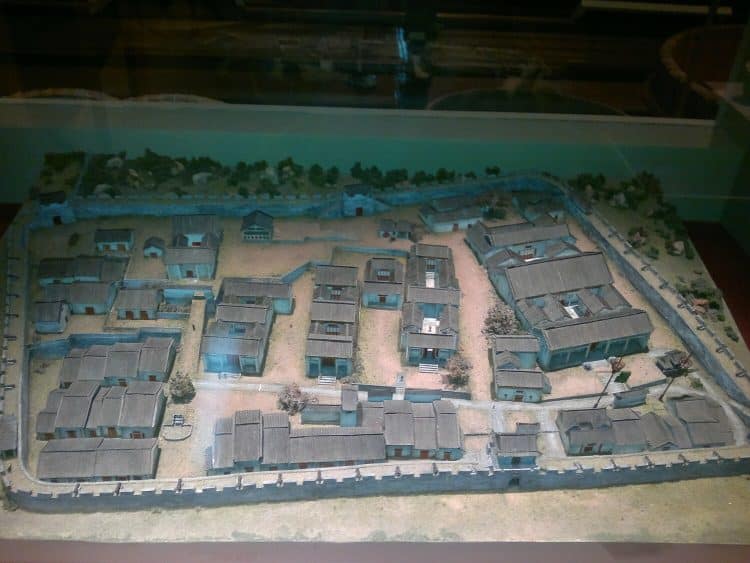 Kowloon Walled City Early Stage Model in History Museum