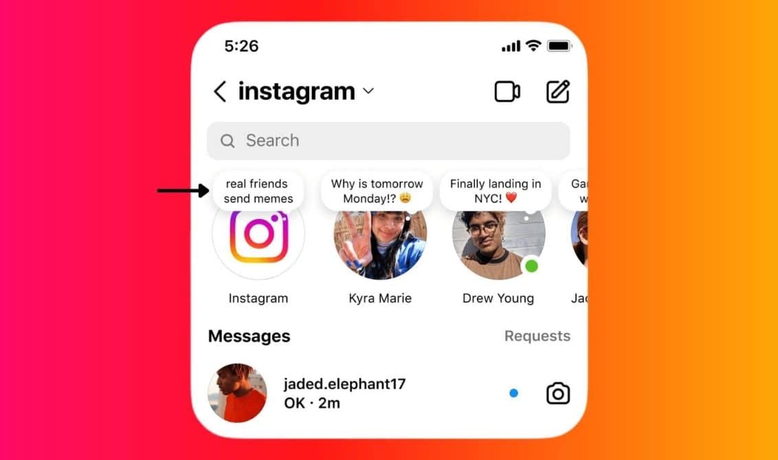 Instagram Notlar’da artık video paylaşılabilecek!
