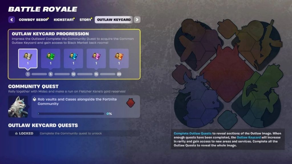 Fortnite: Kanun kaçağı anahtar kartları (Outlaw Keycards) hakkında bilmeniz gerekenler