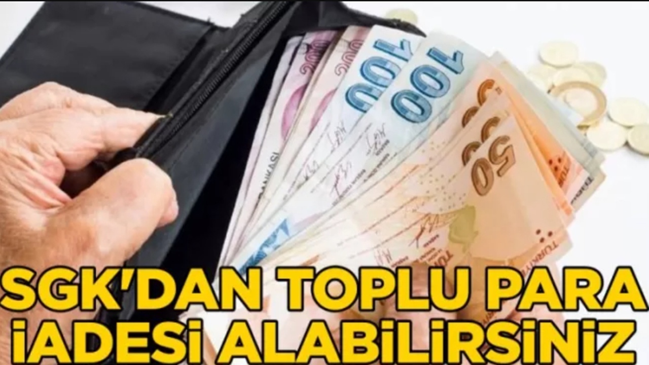SGK’dan prim iadesi müjdesi! Prim günü eksik olanlara toplu para ödenecek